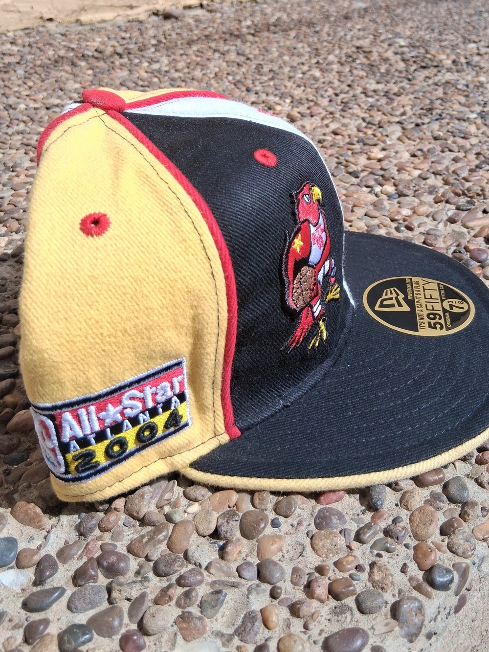 New Era Black, Yellow & Red All-Star 2004 Fitted Cap